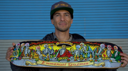 L'eredità culturale dello skateboard: Emmanuel Guzman e la leggendaria "Dining with the Dead"