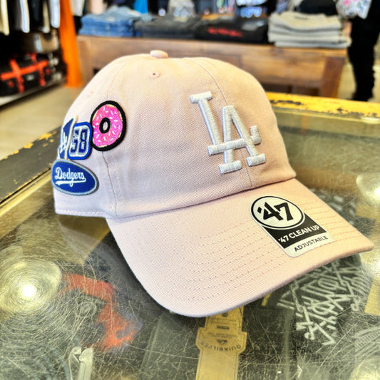 47 Cappellino Extra Badges Clean Up Los Angeles Dodgers - pink