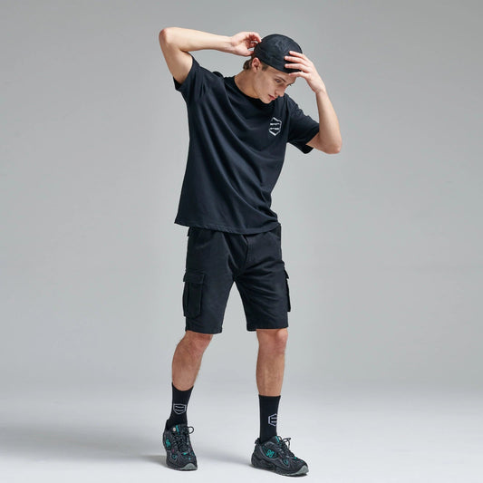 DOLLY NOIRE - DOLLY NOIRE - Short Cargo Ripstop Black