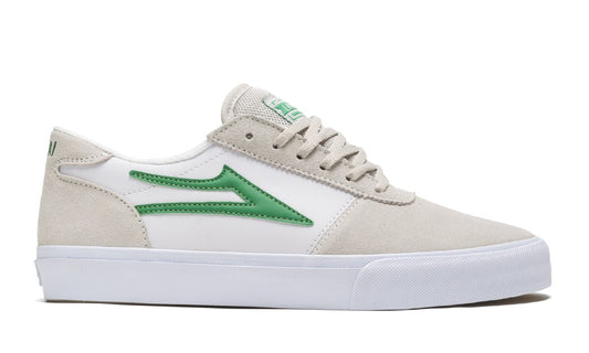 LAKAI SHOES - MANCHESTER WHITE/GRASS SUEDE