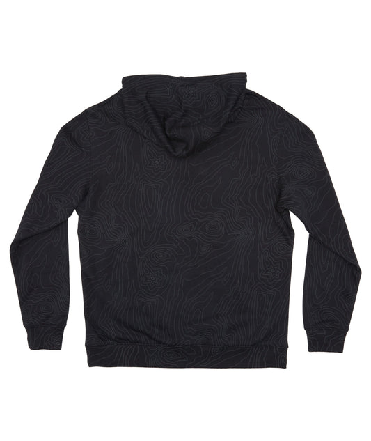 DC SHOES - Felpa Outland PH - black topographic