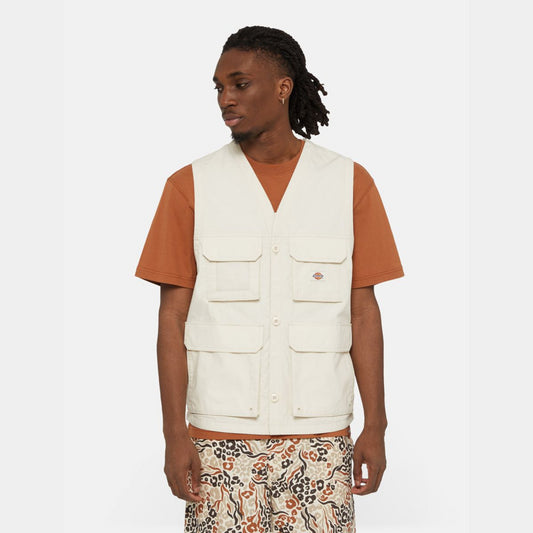 DICKIES - Gilet Fishersville - Grigio Spuma