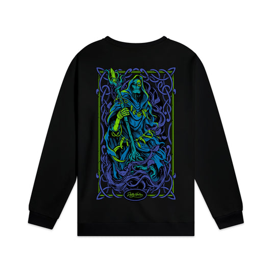 DOLLY NOIRE - Cyber Druid Crewneck Black