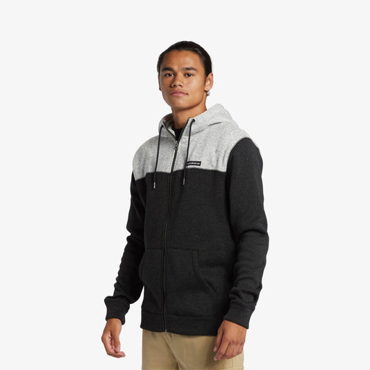 QUIKSILVER - QS Fleece Keller Block Zip - black h