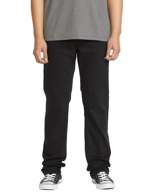 VOLCOM - SOLVER JEANS - BLACK OUT