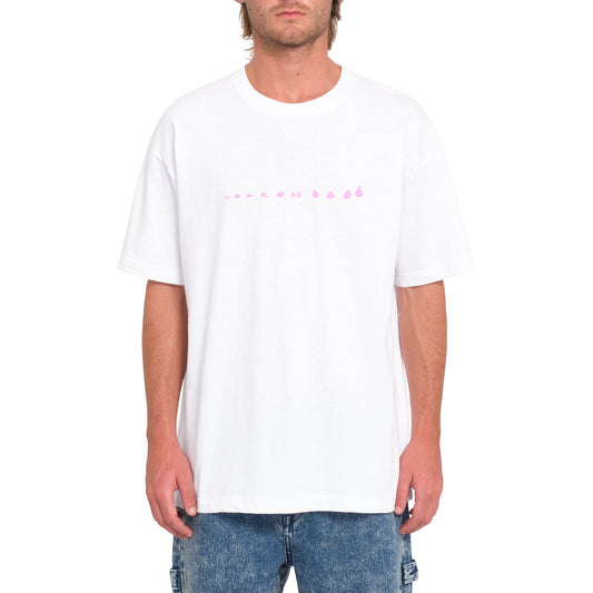 VOLCOM - ARTHUR DINO LSE SST WHITE
