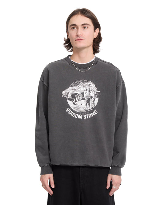 VOLCOM - LIFER SWEATSHIRT - BLACK