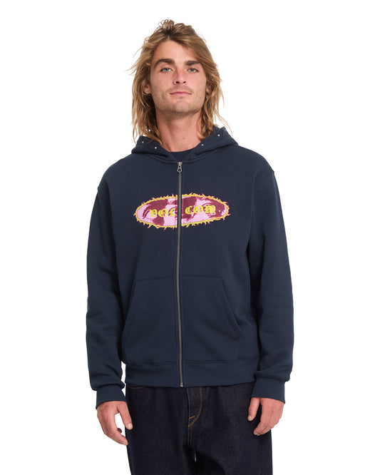 VOLCOM - CLAIRVOYANCE FULL ZIP HOODIE - MARINE