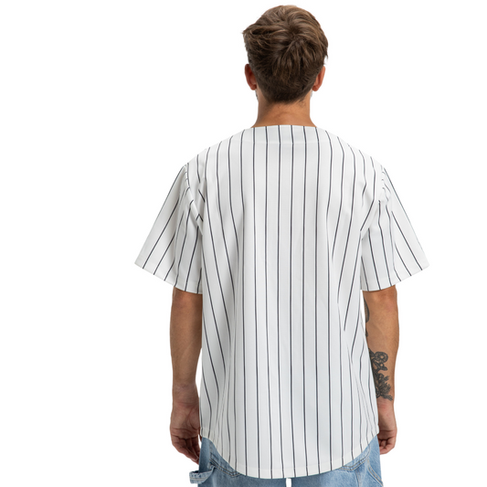 DC SHOES - DC T-shirt  Slugger Jersey - white pinstripe