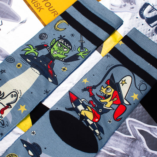 AMERICAN SOCKS - Signature Socks ALIEN SNATCH