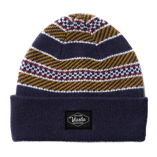 VISSLA - Creators Jacquard Beanie Dark Naval