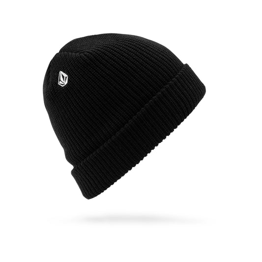 VOLCOM - FULL STONE BEANIE BLACK - STREETWEAR