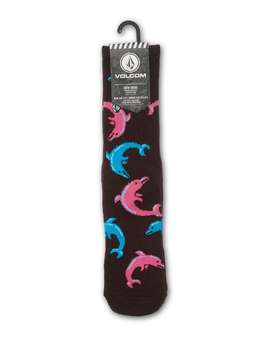 VOLCOM - OZZY I SOCKS - RAISIN