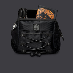 DOLLY NOIRE - Urban Reflective Waistpack Black