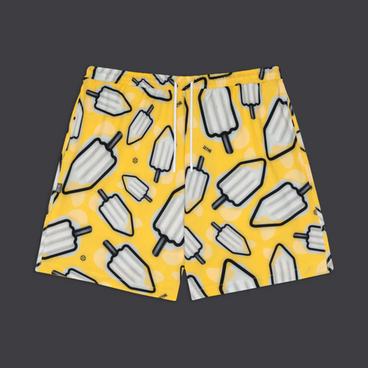 DOLLY NOIRE - MAMBO Pattern al Limone Swimshorts