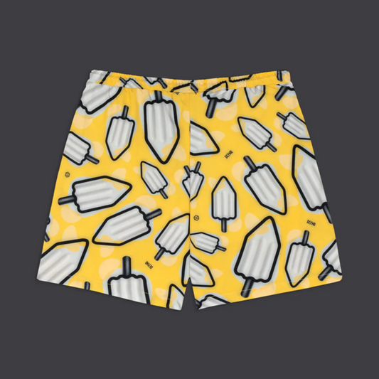 DOLLY NOIRE - MAMBO Pattern al Limone Swimshorts