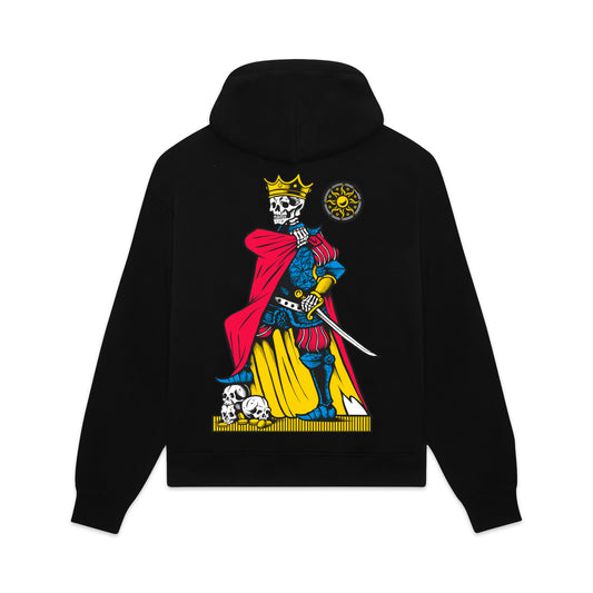 DOLLY NOIRE - Re di Denari - Napoletane Hoodie Black