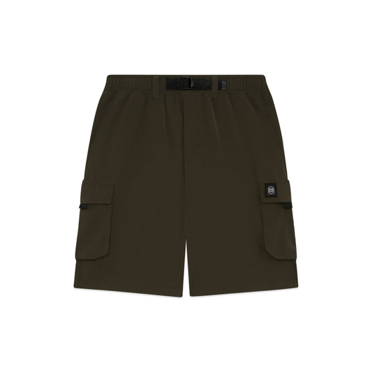 DOLLY NOIRE - Techno Cargo Shorts Forest Night