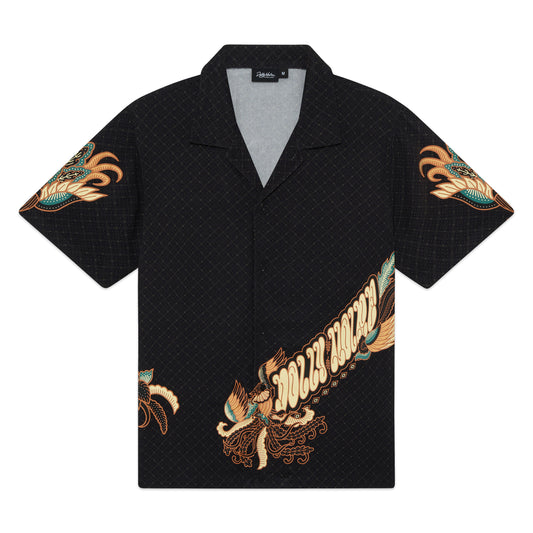 DOLLY NOIRE - Harmony Batik Bowling Shirt