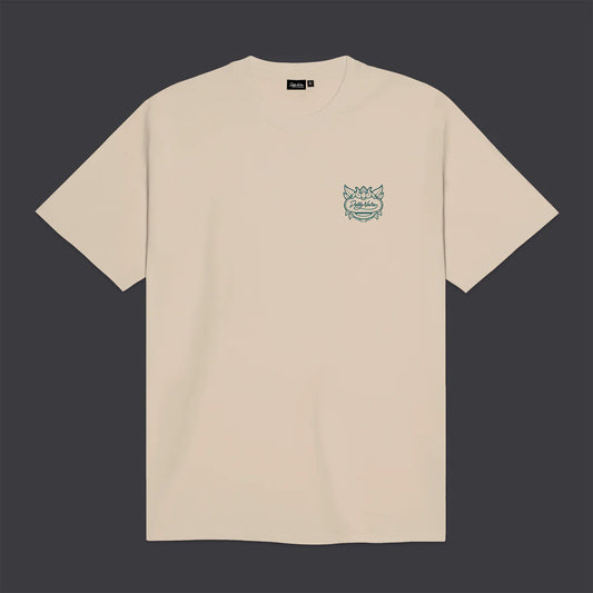 DOLLY NOIRE - Ganesha Outline Tee Beige