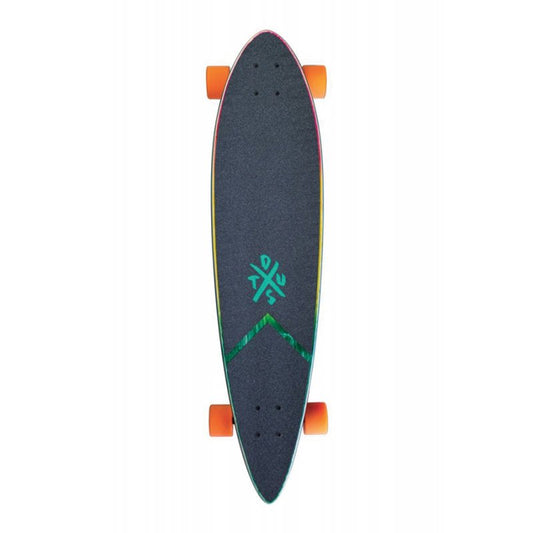 DUSTER Skate - Moto Fades Pink Orange Teal 37“x 8.75“
