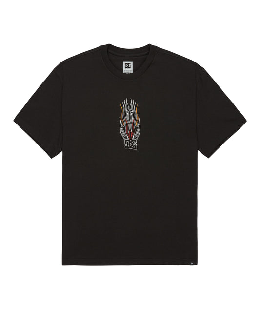 DC SHOES - DC T-shirt Burn Out HSS - black