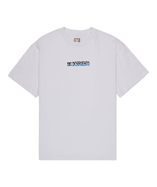 DC Shoes Meditating Tee White - T-shirt Uomo Cotone Riciclato- white