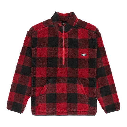 QUIKSILVER - QS Fleece Mercury Woodlands Sherpa - woodlands biking red