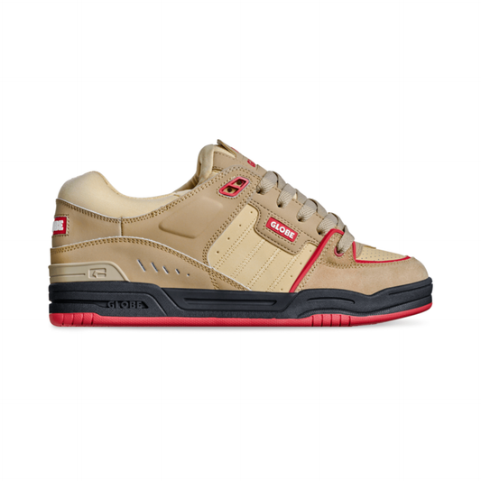 GLOBE - FUSION - KHAKI/RED