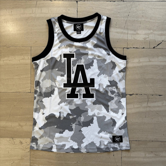 47 - Canotta basket Digital Star Future Tank Los Angeles Dodgers - grey