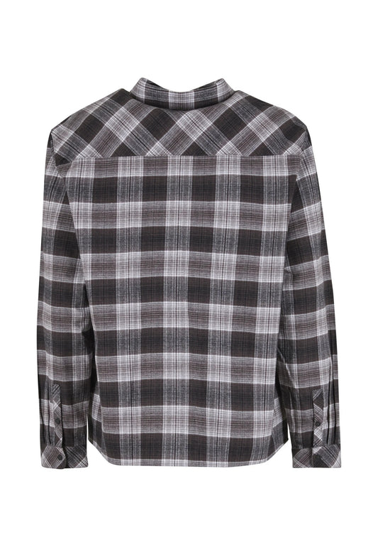 Karl Kani Kani Jeans Check Flannel Oversized Shirt black/dark grey/white dettaglio