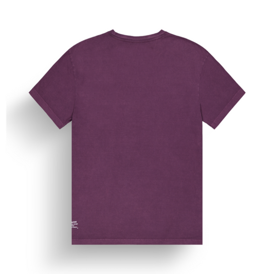 PICTURE CLOTHINGS - POENY TEE - Purple Wine Washed