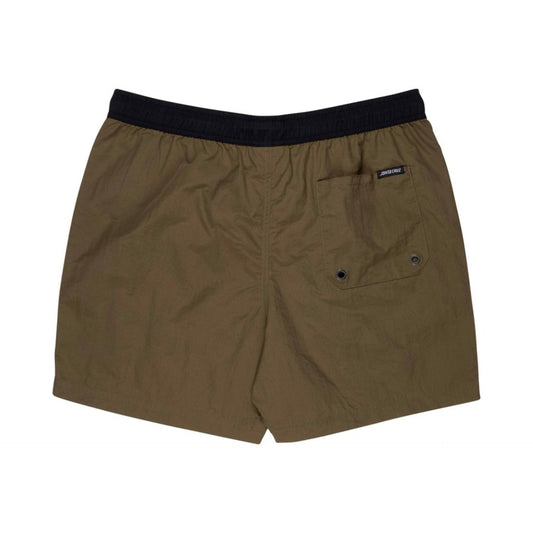 Santa Cruz - Guzman Skull Swimshort - Uniform Green