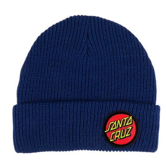 SANTA CRUZ - CUFFIA Outline Dot Beanie BLU
