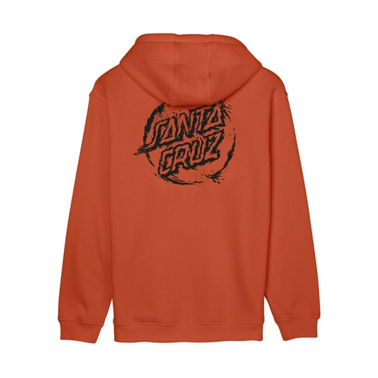 SANTA CRUZ - Erode Dot Mono Hood terracotta