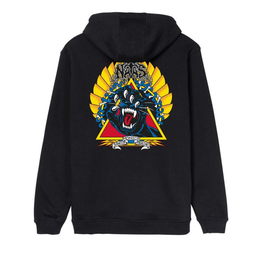 SANTA CRUZ - Natas Screaming Panther Hood Black