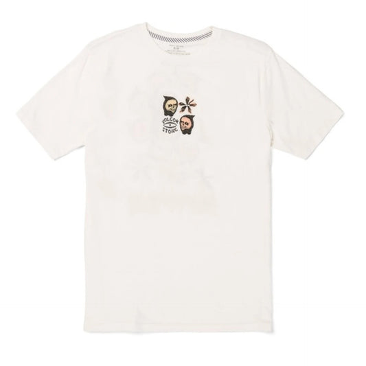 VOLCOM - FLOWER BUDZ FTY SST - OFF WHITE