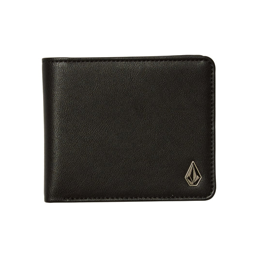 VOLCOM - SLIM STONE PU WLT L - BLACK