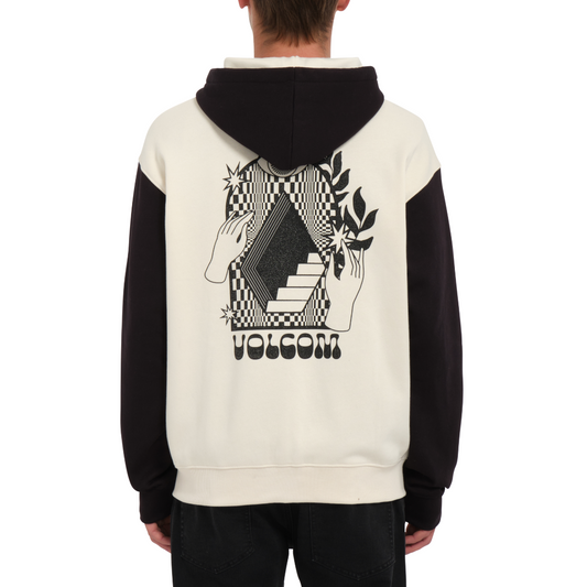 VOLCOM - WATANITE ZIP FLEECE - DIRTY WHITE