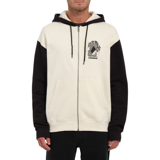 VOLCOM - WATANITE ZIP FLEECE - DIRTY WHITE