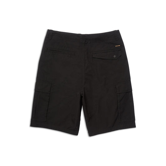 Volcom STRANGE TRIPPER CARGO SHORT 22 BLACK