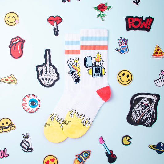 AMERICAN SOCKS - 2 HOT 4 U AMERICAN SOCKS