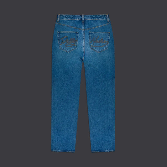 DOLLY NOIRE - Loose Fit Denim Light Indigo
