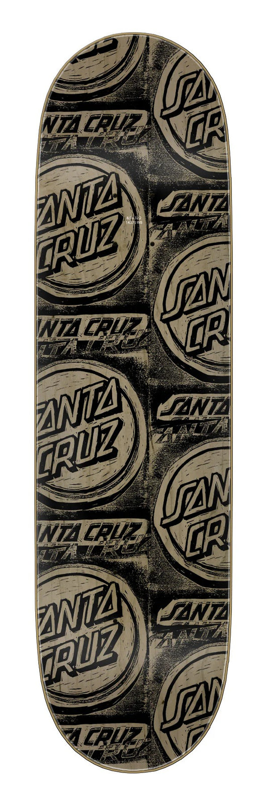 Santa Cruz Team Cut Collage 7 Ply Birch Deck 8.5"