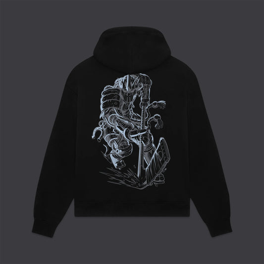 DOLLY NOIRE - Hockey Cyborg Hoodie Hockey Black