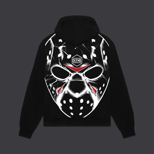 DOLLY NOIRE - INVICTUS – Hockey Mask Hoodie Black