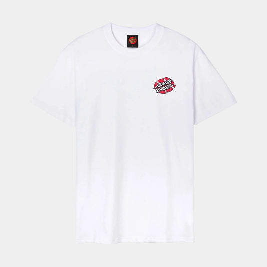 Santa Cruz Grabke Exploding Dot T-Shirt White