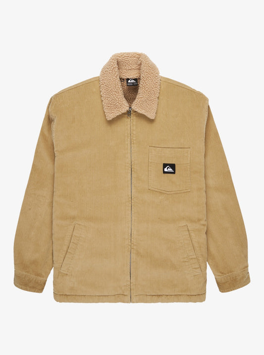 QUIKSILVER - Giacca DNA Sherpa Harrington Jacket - sponge