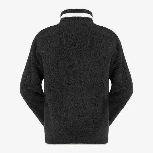 PICTURE CLOTHING PMBTON ZIP HOODIE - BLACK / OLIVINE