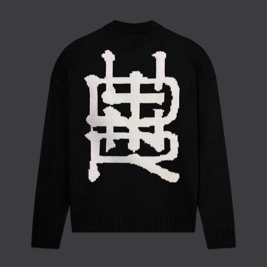 DOLLY NOIRE - LB Stamp Sweater Black